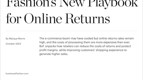 Case Study | Fashion’s New Playbook for Online Returns