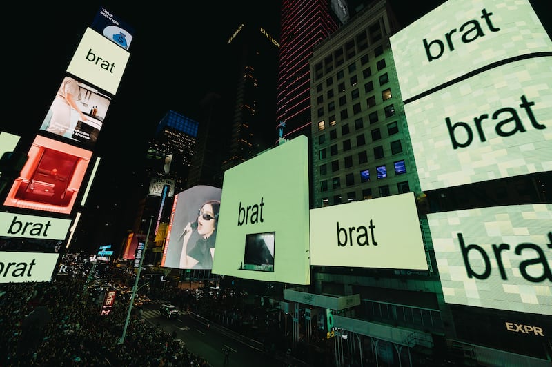 Takeover of Times Square for a surprise concert by Charli xcx and H&M.