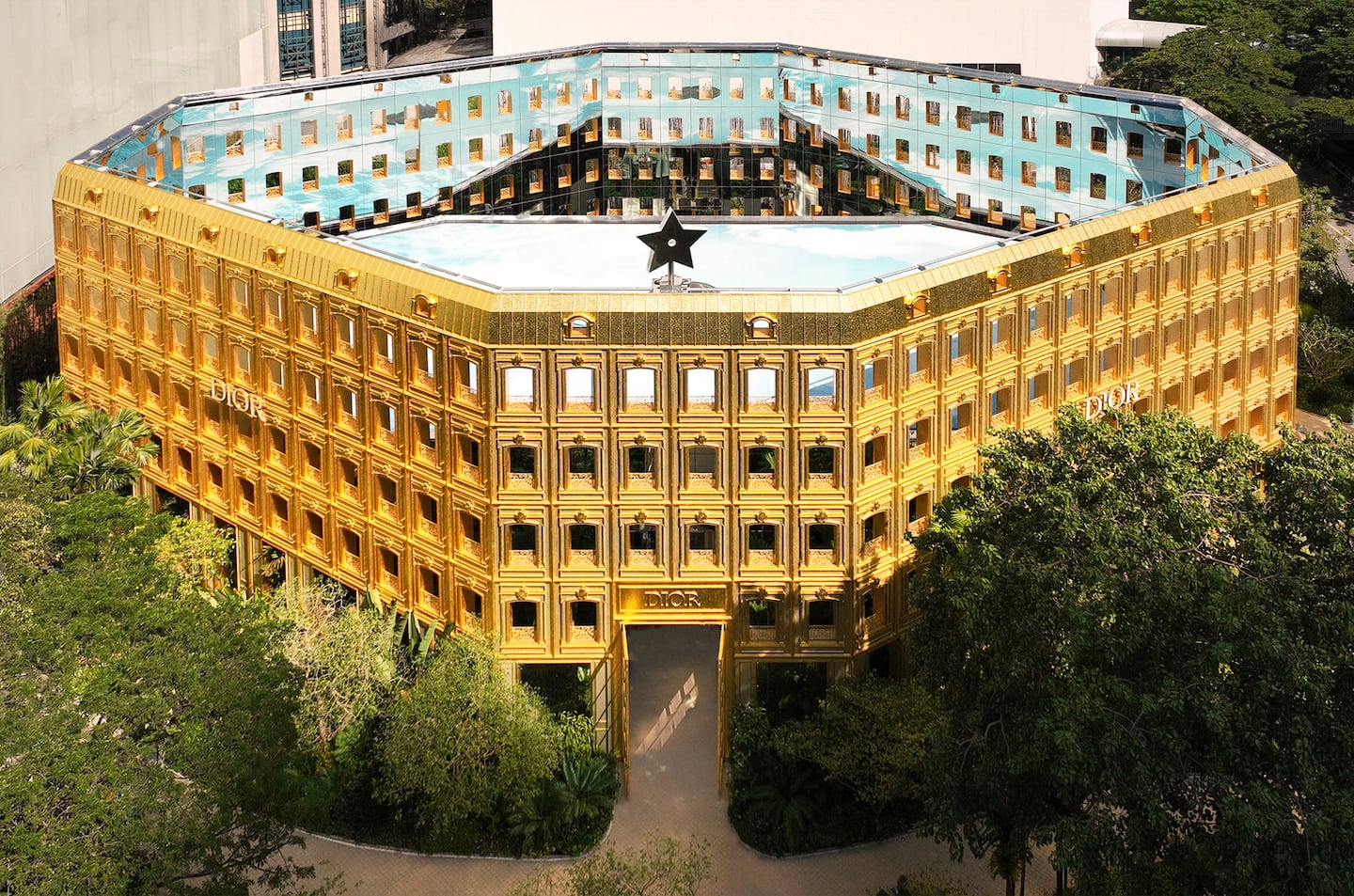 The 'Dior House' in the Ploenchit district of central Bangkok.