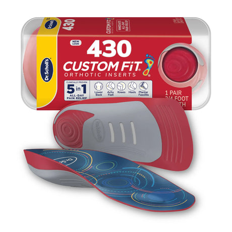 Custom FiT® Pain Relief Orthotic Inserts 3/4 Length