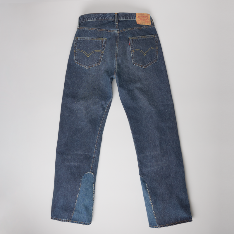 The $495 jeans in the "A Complete Unknown" capsule collection.